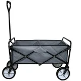 MONSTER-SHOP Monstershop Faltbarer Gartenwagen Grau