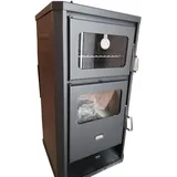 ❤️PRITY FM D❤️ Kaminofen mit Backfach, Küchenofen 12,1 kW EEK A BImSchV2 konform