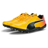 Puma Unisex Adults' Sport Shoes EVOSPEED PREP SPRINT 3 Track & Field Shoes, SUN STREAM-SUNSET GLOW-PUMA BLACK, 46