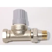 Danfoss Ventilgehäuse RA-G 15 R 1/2 Zoll Durchgang matt vernickelt