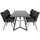 VCM Ebuy24, Essgruppe Essgruppe Marina 34 (7-teilig) (MDF, Stahl)