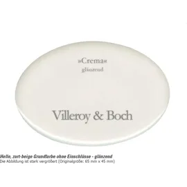 Villeroy & Boch Spülstein Einzelbecken crema + Handbetätigung
