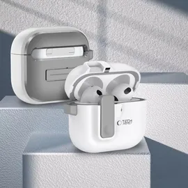 TECH-PROTECT Slim Hook Case for AirPods 4 Weiß