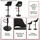 MCW Barhocker N64 2er Set drehbar höhenverstellbar  Braun