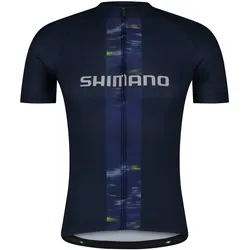 Fahrrad-Kurzarmtrikot LOGO, navy