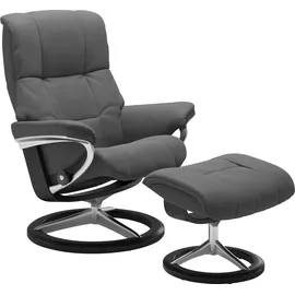 Stressless Stressless® Relaxsessel Mayfair, mit Signature Base, Größe S, M & L, Gestell Schwarz grau 92 cm x 103 cm x 79 cm