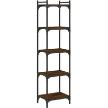 vidaXL Bücherregal 5 Böden 40 x 30 x 154 cm Braun