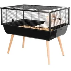 ZOLUX Käfig für Nagetiere 78X48X36 cm  H36 szwarz
