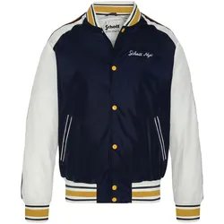 Schott Jacke Jacke im College-Stil mit Streifen