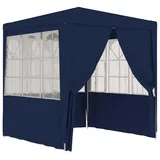 vidaXL Profi-Partyzelt mit Seitenwänden 2,5x2,5 m Blau 90 g/m2