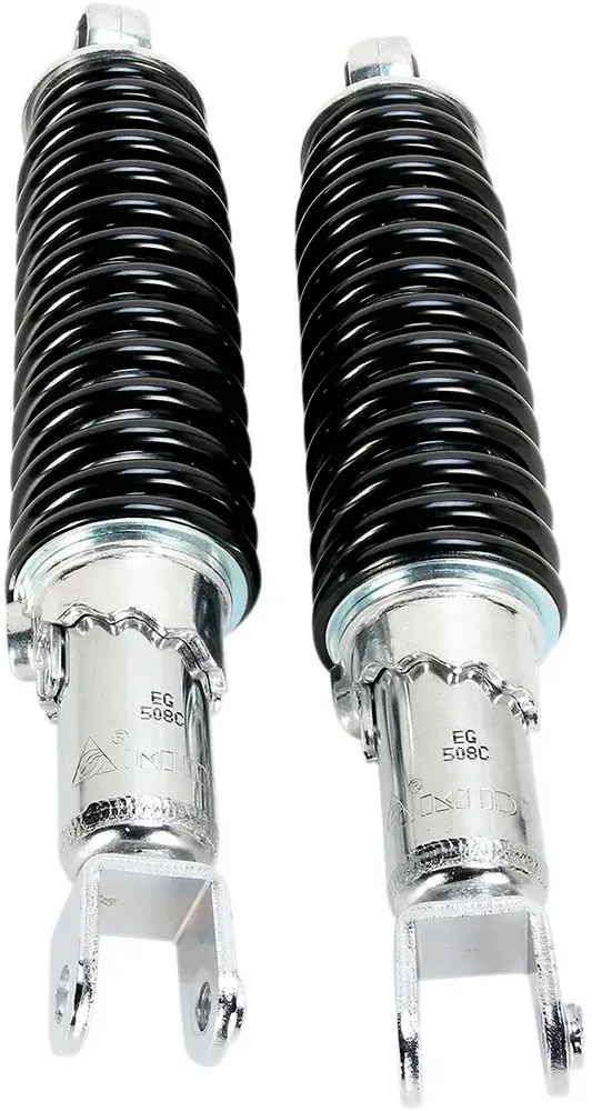 Emgo Shorty Hinterer Stoßdämpfer - Chrome - One Size
