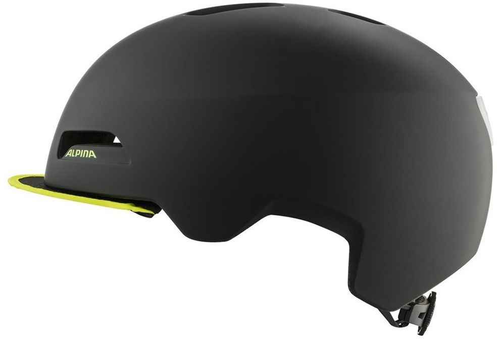 City-Helm Brooklyn schwarz/neongelb matt