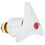 CORNAT TEC302100 Ventiloberteil Dreikant, 3/8 Zoll, rot