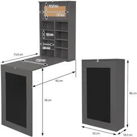 ML-Design Wandtisch Grau