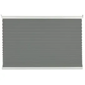 MYDECO Plissee FREE 60 x 130 cm grau