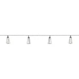 Star Trading LED-Lichterkette Metall 180 cm Warmweiß Schwarz