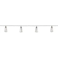 Star Trading LED-Lichterkette Metall 180 cm Warmweiß Schwarz