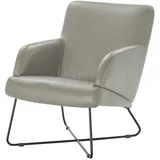 Ravensberger Werkstätten Sessel RW Wing Leder 67 x 87 x 74 cm Grau