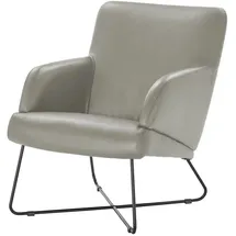 Ravensberger Werkstätten Sessel RW Wing Leder 67 x 87 x 74 cm Grau