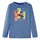 vidaXL Langarmshirt Kinder-Langarmshirt Blau Melange 140 blau