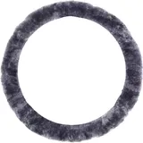 IWH Lenkradbezug (L x B x H) 350 x 350 x 40 mm Echtes Lammfell Anthrazit 35 - 41cm