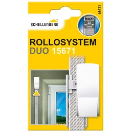 Schellenberg 15671 Rollladen-Gurtführung Duo Plus Maxi, weiß