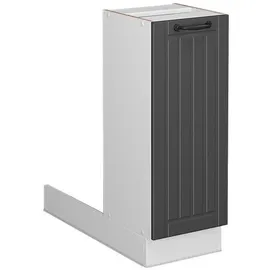 Vicco Kochinsel Fame-Line 30 x 82 x 70 cm Anthrazit/Weiß