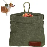 Dranng Gürteltasche für Hundeleckerlis, Leckerlitasche für das Welpentraining,Freisprech-Trainingsbeutel für Hundeleckerli | Snack-Haustiertasche, Leckerli-Beutel für Hunde mit Karabiner zum Wandern