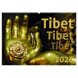 Calvendo Wandkalender Tibet - Tibet - Tibet 2026 (Wandkalender 2026 DIN A2 quer), CALVENDO M 59.4 cm x 1 cm x 42.0 cm