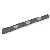 Beautissu Zugluftstopper 8 x 100 cm Anthrazit