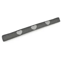 Beautissu Zugluftstopper 8 x 100 cm Anthrazit