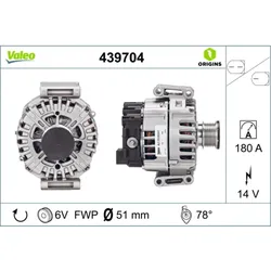Generator VALEO 439704 für Mercedes-Benz E