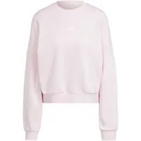 Adidas Essentials Sweatshirt Clear Pink/White M