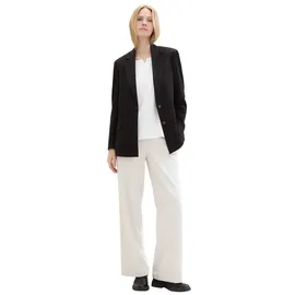 Tom Tailor Fabric Mix Kurzarm-T-Shirt Whisper White XL