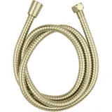 Wenko Duschschlauch Mod. Brass 150 cm Gold, 1/2" Standardanschluss, Verdrehschutz,
