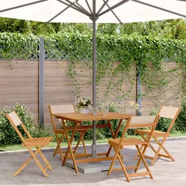 vidaXL Garten-Essgruppe 5-tlg. Beige