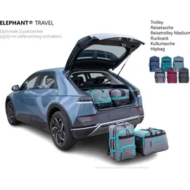 Elephant Gin Elephant Travel 4-Rollen 80 cm / 120 l grau/türkis