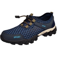 DUHGBNE Unisex Barfußschuhe Atmungsaktiv Leichte Sport Fitnessschuhe Wanderschuhe Herren Outdoor-Schuhe rutschfest Fitnessschuhe Traillaufschuhe Fitnessschuhe - 44 EU