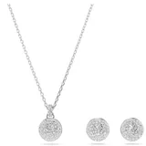 Swarovski Ohrring und Ketten Set SUBLIMA weiß