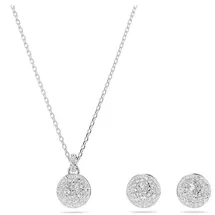 Swarovski Ohrring und Ketten Set SUBLIMA weiß
