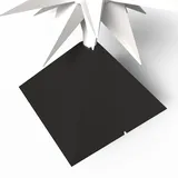 3DSR Aufsteller Pyramide für Herrnhuter Stern (Schwarz)