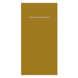 sovie HOME Besteckserviette in Gold aus Linclass® Airlaid, 40 x 40 cm, 12 Stück, - Bestecktasche Uni Basic Pocket-Napkin
