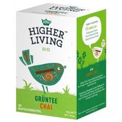 Higher Living Green Tea Chai bio (20Btl)