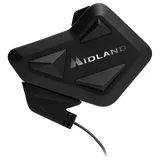 Midland C1410 BT Mini Single Motorrad-Gegensprechanlage Passend für (Helmtyp) alle Helmtypen
