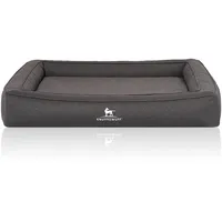 Knuffelwuff Hundebett Yukon Orthopädisch Velours 155 x 125cm Anthrazit