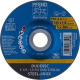 PFERD E 125-1,9 PSF DUO STEELOX f. Stahl/VA