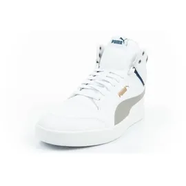 Puma Shuffle Mid White-Concrete Gray-Persian Blue-Gold Größe EU - 38