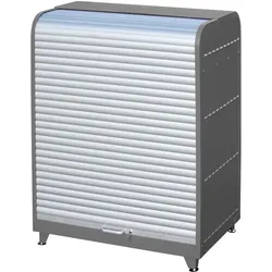 Bauer Gefahrstoff-Rollladenschrank RSG-2, lackiert, Mausgrau