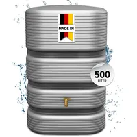 4rain QUADRO Wandtank 500 l, betongrau