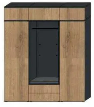 Wittenbreder BILBAO Garderobenschrank Kombi N04-1